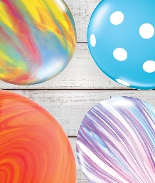 Multi-Coloured Latex Balloons | Party Save Smile